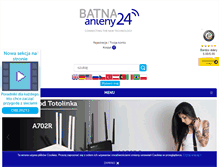 Tablet Screenshot of anteny24.pl